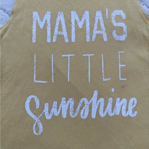 Isabel Maternity | Yellow "Mama's Little Sunshine" Tank Top | Size Extra Small - Picture 4 of 8